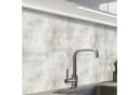 KitchenYeah Küchenrückwand selbstklebend Grau Betonoptik Bild 2