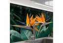 KitchenYeah Küchenrückwand Paradiesvogel Blumenmuster Selbstklebend Bild 2