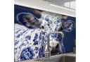 KitchenYeah Küchenrückwand Selbstklebend Blau Weiß Delfter Keramik Muster Bild 2