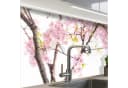 KitchenYeah Küchenrückwand Kirschblüte Rosa Selbstklebend Bild 2