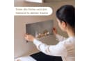 KitchenYeah Küchenrückwand Selbstklebend Weiß Beige Zwiebeln Muster Bild 1