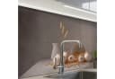 KitchenYeah Küchenrückwand Selbstklebend Weiß Beige Zwiebeln Muster Bild 2