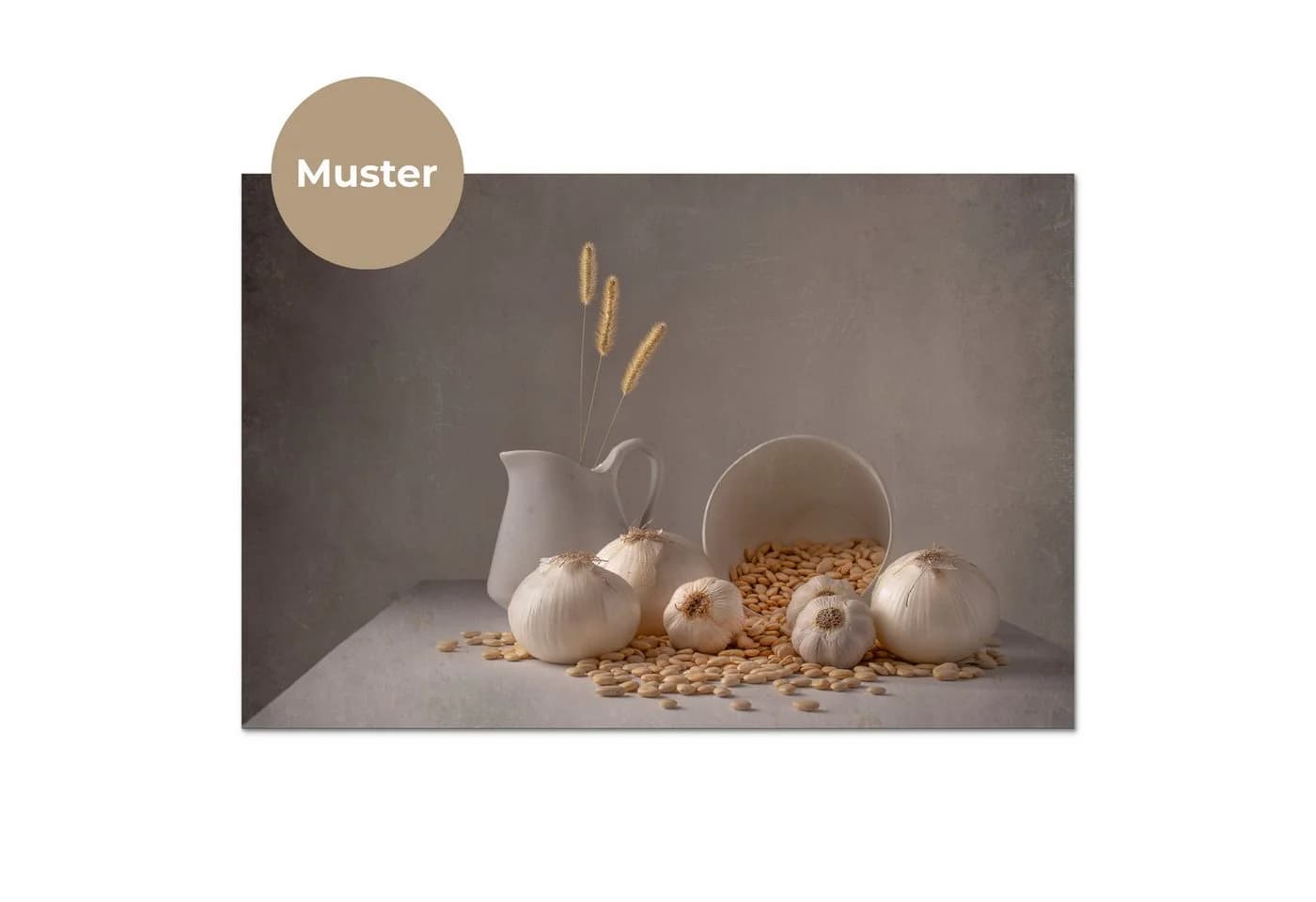 KitchenYeah Küchenrückwand Selbstklebend Weiß Beige Zwiebeln Muster - Bild 3