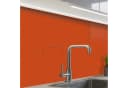 KitchenYeah Küchenrückwand selbstklebend Sienna Braun Glasoptik Bild 2