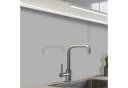 KitchenYeah Küchenrückwand Selbstklebend Grau Glasoptik Bild 2