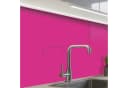 KitchenYeah Küchenrückwand Selbstklebend Fuchsia Neon Glasoptik Bild 2