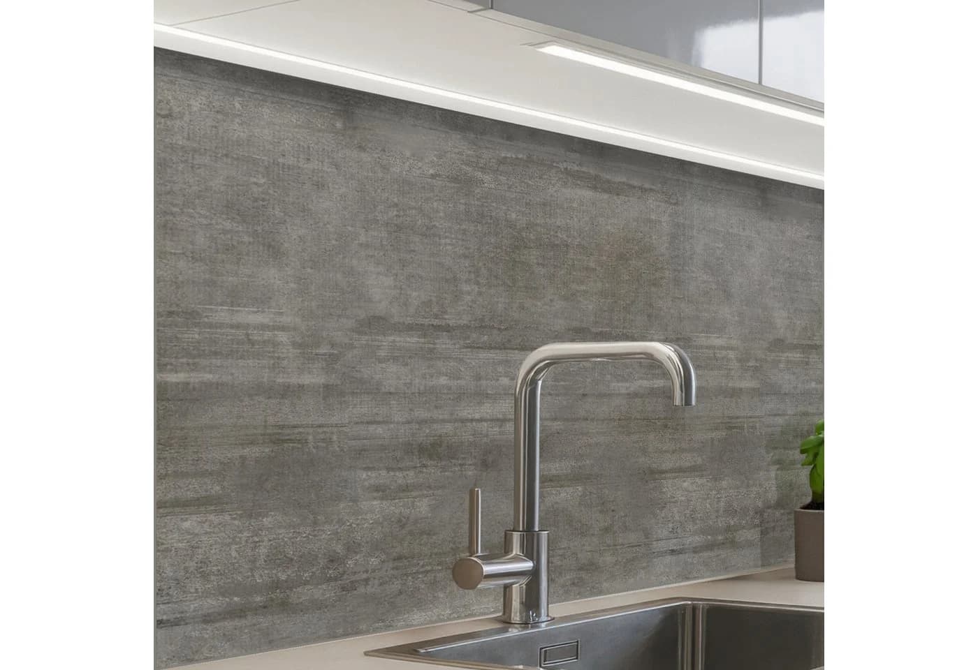 KitchenYeah Küchenrückwand selbstklebend Betonoptik Spritzschutz - Bild 2