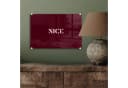 MuchoWow Acrylglasbild Nizza Rosa Rot Modern Bild 4