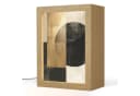 OnlyWow Tischleuchte Abstrakt Dimmbar LED Farbwechsel Holz Bild 2