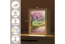 OnlyWow Tischleuchte Lightbox Aquarell Dimmbar LED Farbwechsel Holzrahmen Bild 4