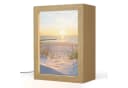 OnlyWow Tischleuchte Strand Dimmbar LED Farbwechsel Holzrahmen Bild 2