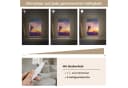 OnlyWow Tischleuchte Lightbox LED Dimmbar Farbwechsel Holzrahmen Bild 5