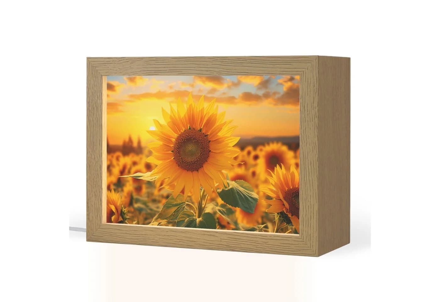 OnlyWow Tischleuchte Sonnenblume Gelb Dimmbar LED - Bild 2