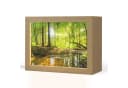 OnlyWow Tischleuchte Wald Landschaft LED Dimmbar Holzrahmen Bild 2