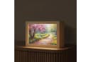 OnlyWow Tischleuchte Lightbox Aquarell Dimmbar LED Holzrahmen Bild 2