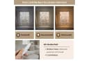 OnlyWow Wandleuchte Lightbox Blumen Rosa Beige Dimmbar LED Bild 5