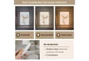 OnlyWow Wandleuchte Lightbox Hirsche Beige LED Dimmbar Bild 5