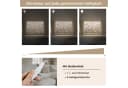 OnlyWow Wandleuchte Lightbox Blumen Rosa Beige Modern Dimmbar LED Bild 3