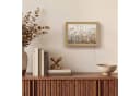 OnlyWow Wandleuchte Lightbox Blumen Rosa Beige Modern Dimmbar LED Bild 4