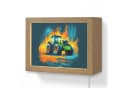 OnlyWow Wandleuchte Lightbox Traktor Grün Dimmbar LED Bild 2