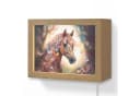 OnlyWow Wandleuchte Lightbox Pferd Dimmbar LED Kinderzimmer Bild 2