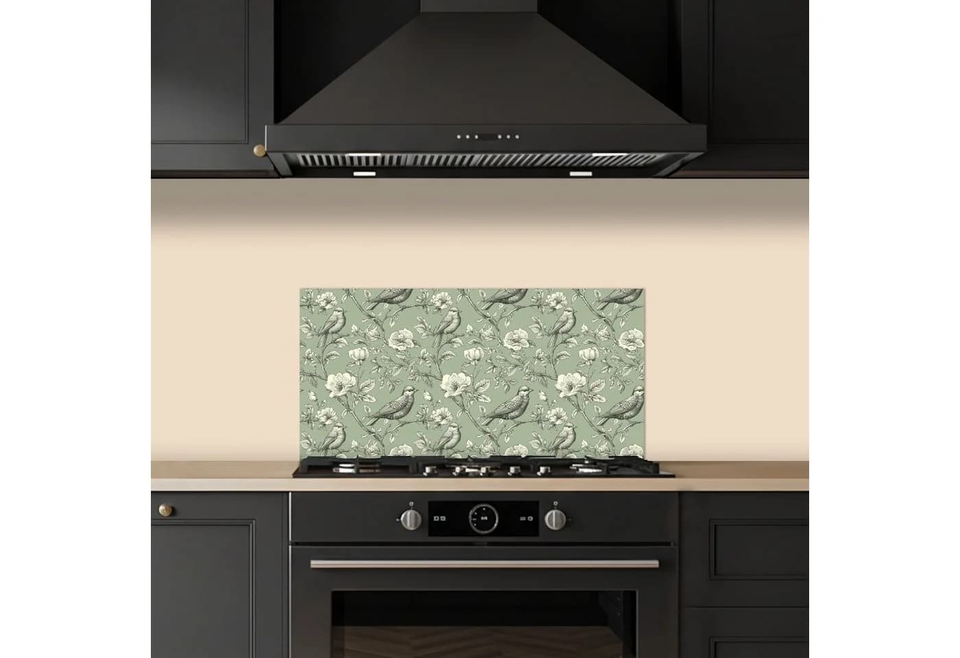 KitchenYeah Küchenrückwand Selbstklebend Grün Weiß Botanisch - Bild 5
