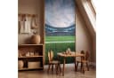 OnlyWow Fototapete Kinderzimmer Fußballstadion Grün Matt Bild 1