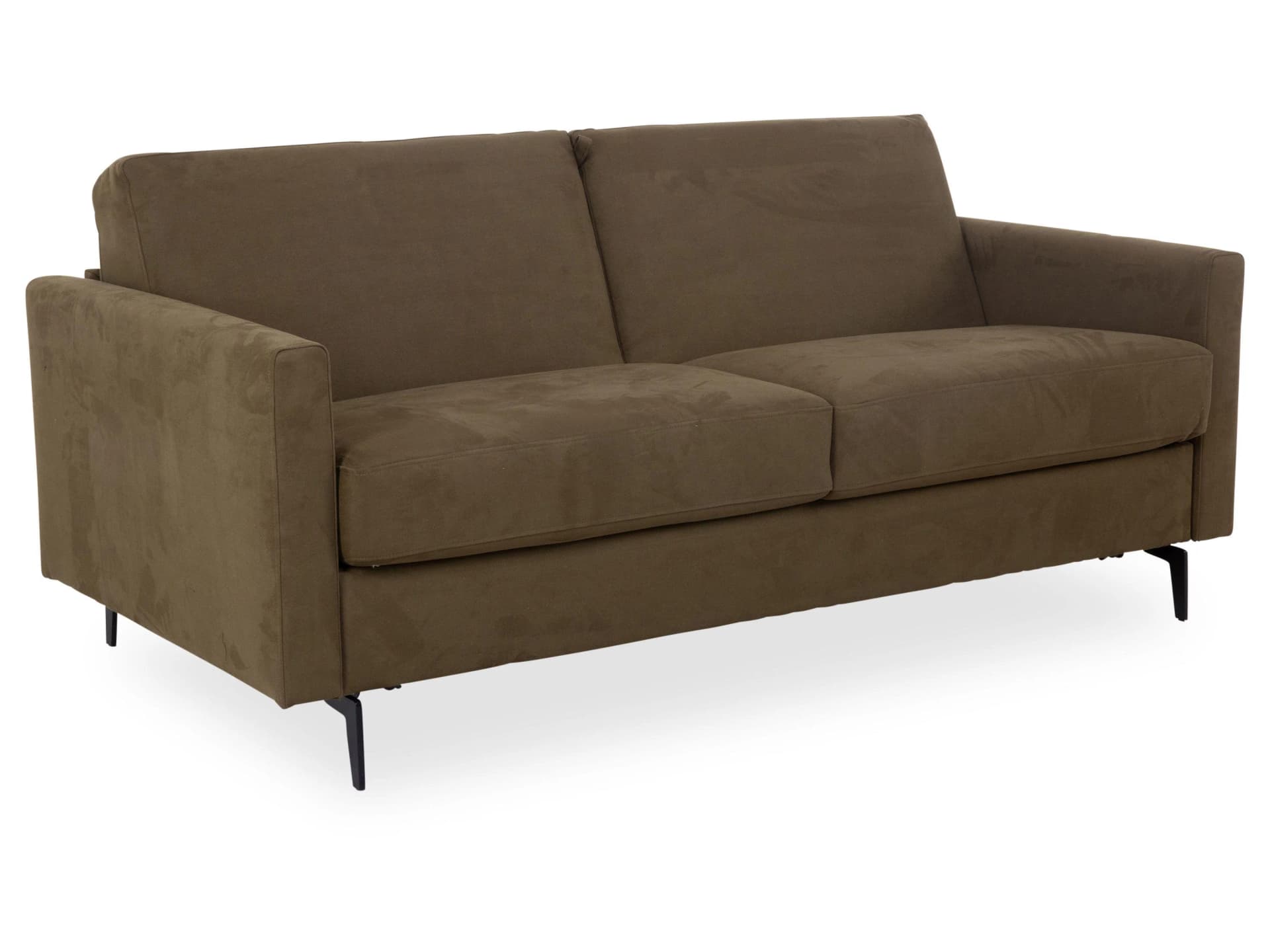 Schlafsofa Rolf Weber BAUNACH Stoff Schwarz Metallfüße
