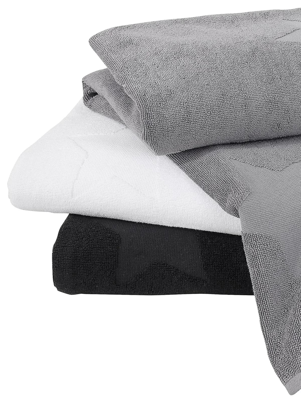 WÄSCHEPUR Handtuch Grau 100x200 cm Walkfrottee