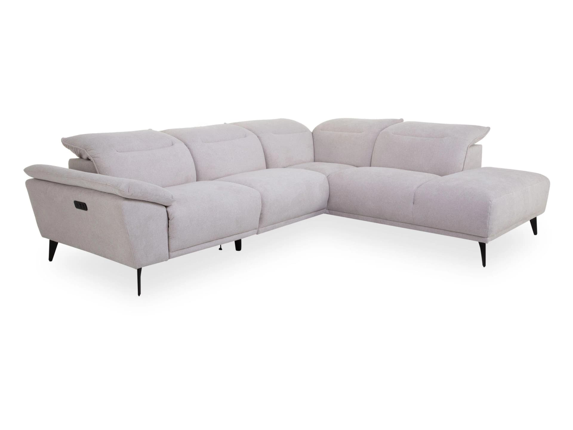 Polsterecke Vito COMLEY Beige Relax-Funktion Stoff
