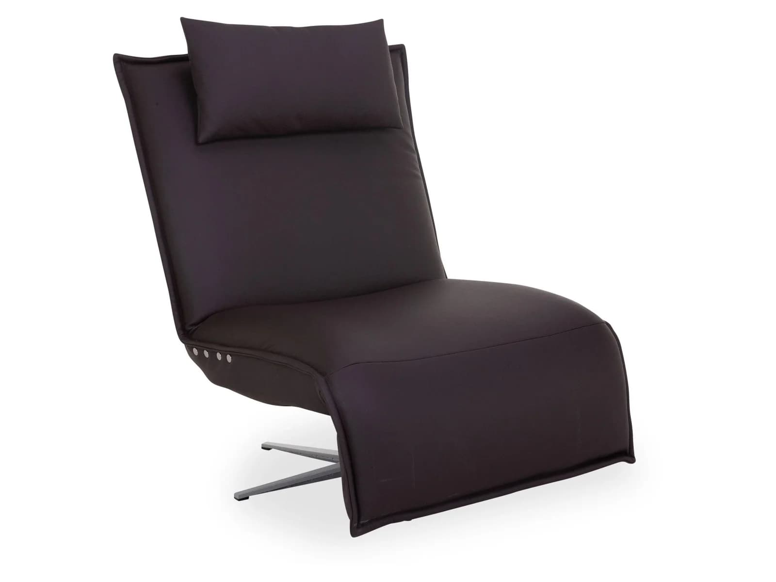 KOINOR Sessel EPOS Funktionssessel Leder Braun Drehfunktion