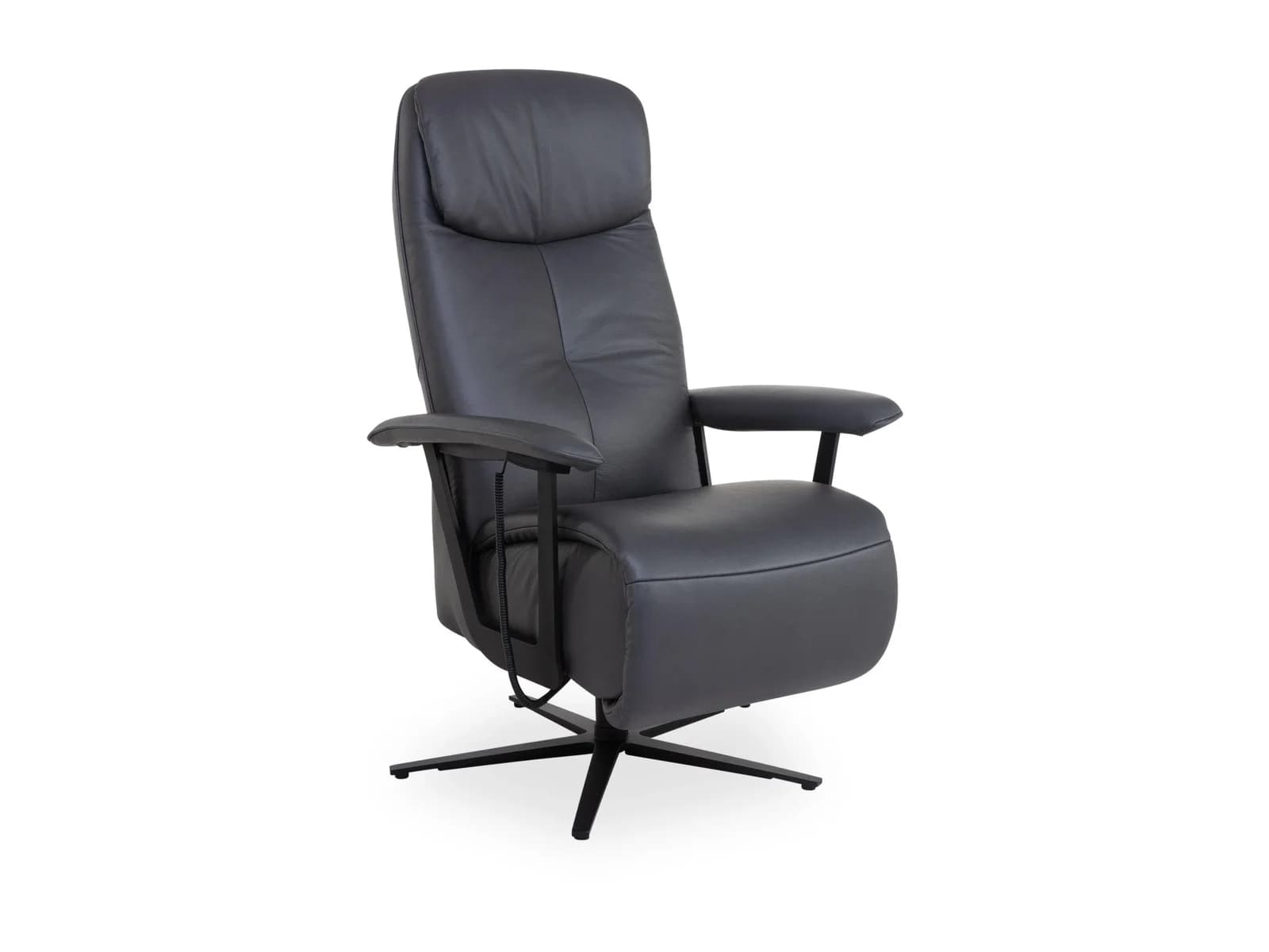Relaxsessel himolla HOCHGASSNER Leder Soft-Nappa nero Schwarz