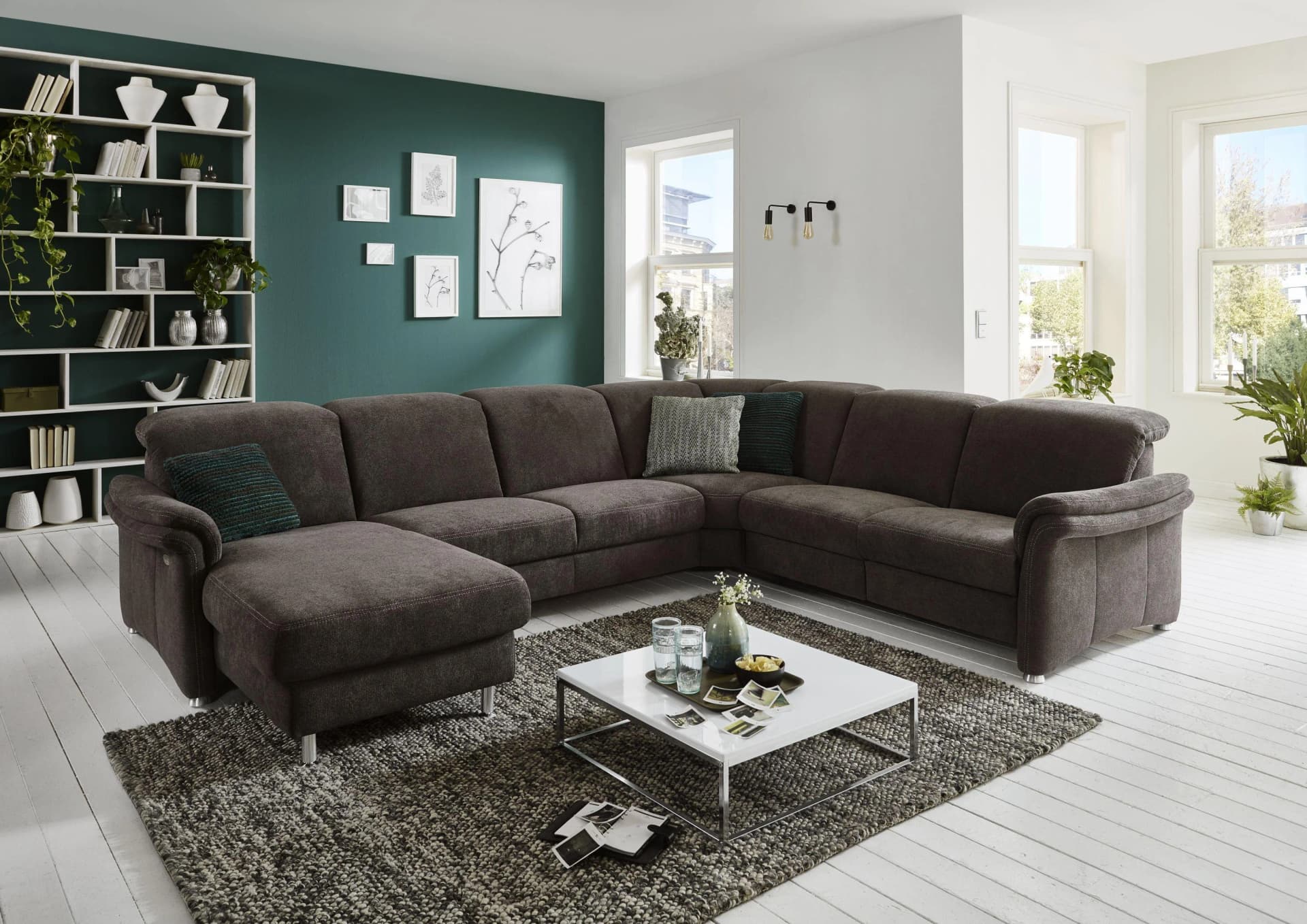 SYSTEMPOLSTER ZOE Polsterecke Beige Stoff