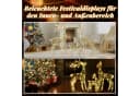 LALAHO Weihnachtsfigur LED Rentier 3Tlg. Weiß Bild 1