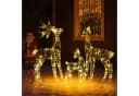 LALAHO Weihnachtsfigur LED Rentier 3Tlg. Weiß Bild 2