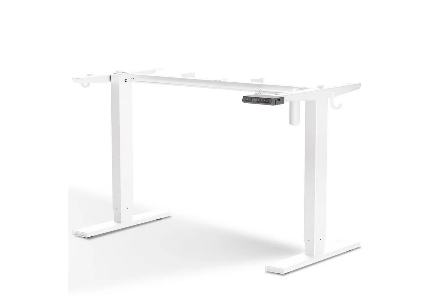 HOMAVO Elektrischer Schreibtischständer Weiß Höhenverstellbar mit USB - Bild 2