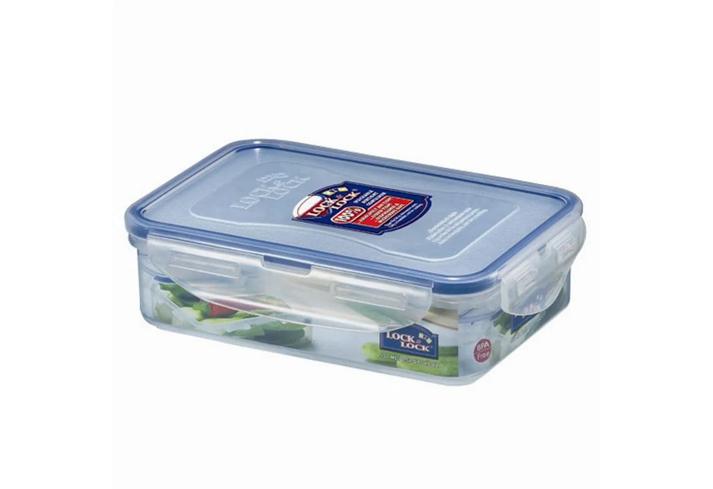 LOCK & LOCK Vorratsdose rechteckig 0,55 l Kunststoff transparent