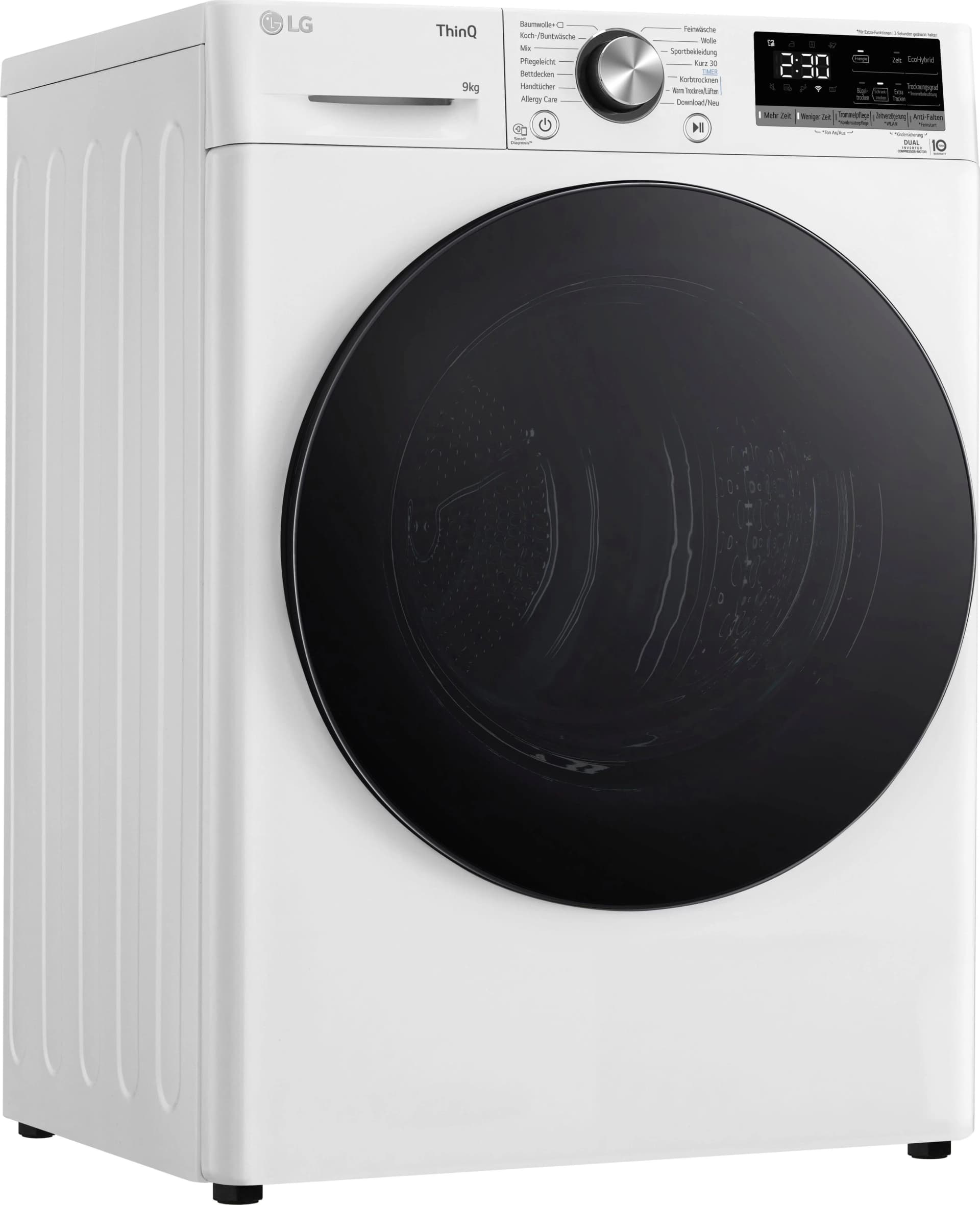 LG Wärmepumpentrockner RT90V9W Weiß 9kg