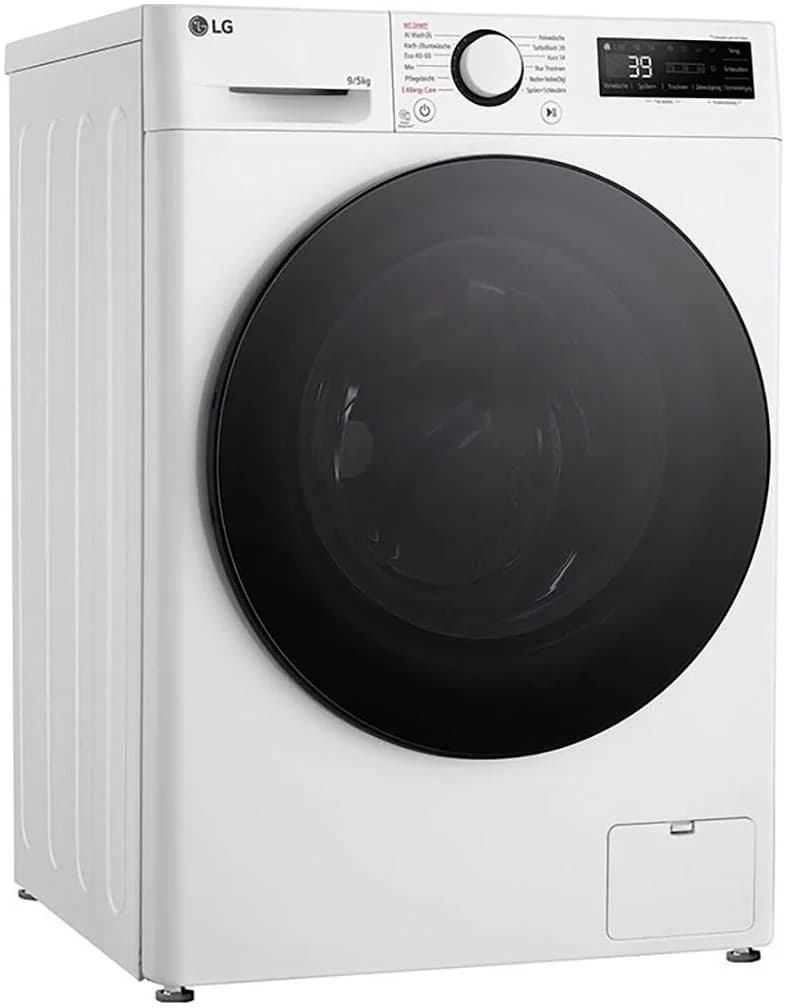 LG Waschtrockner V5WD95SLIM Weiß Inverter Direct Drive