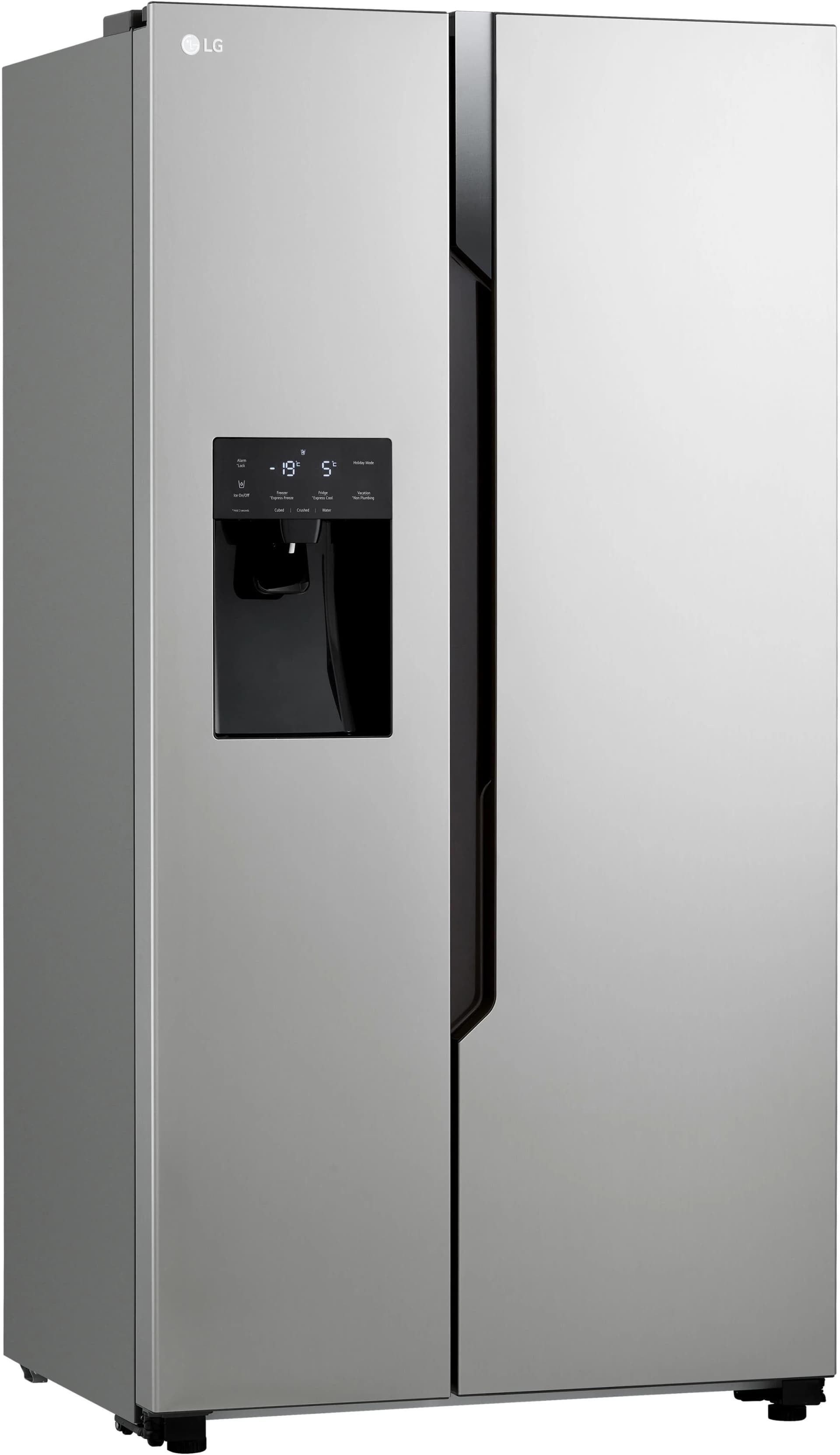 LG Side-by-Side GSM32HSBEH Silber Kühlschrank mit Eis- und Wasserspender
