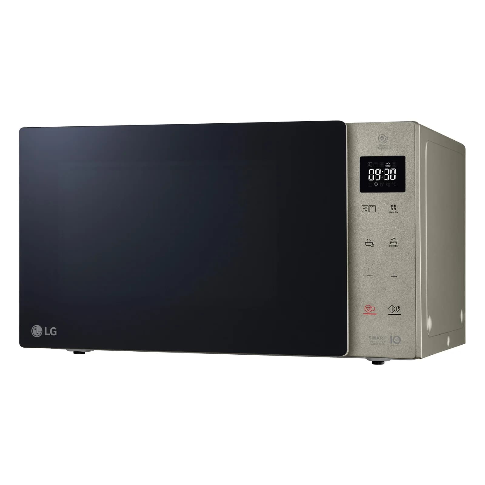 LG Mikrowelle MH 6535 GIS Grill-Mikrowelle 25L 1000W Noble Steel
