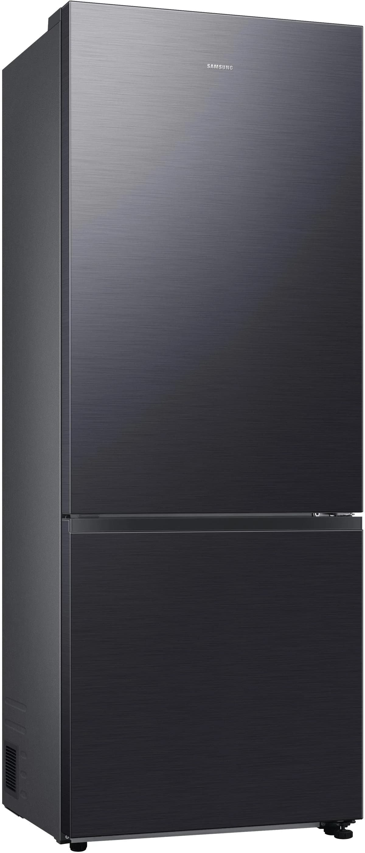 Samsung Kühl-/Gefrierkombination 75cm Premium Black Steel/Anthrazit Twin Cooling Plus