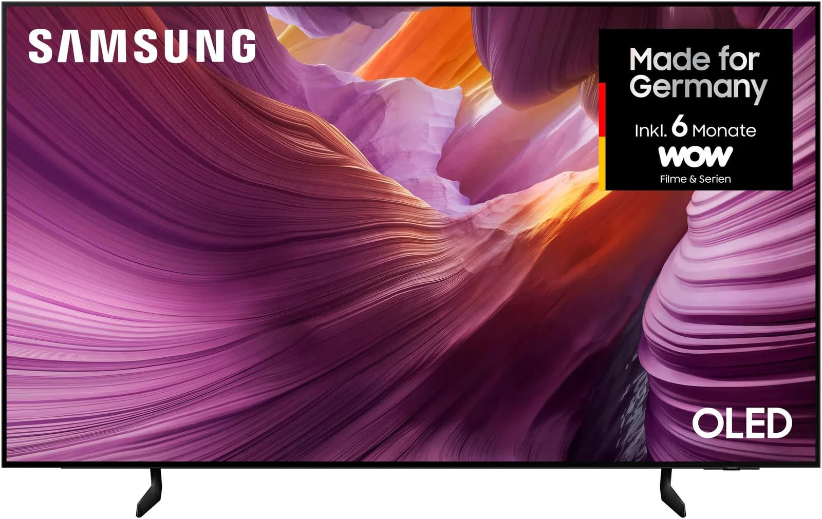Samsung OLED Fernseher 77 Zoll UHD Smart TV Schwarz