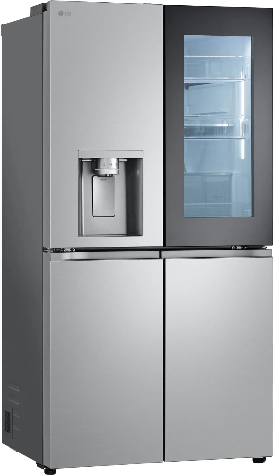 Moderner Kühlschrank in Silber