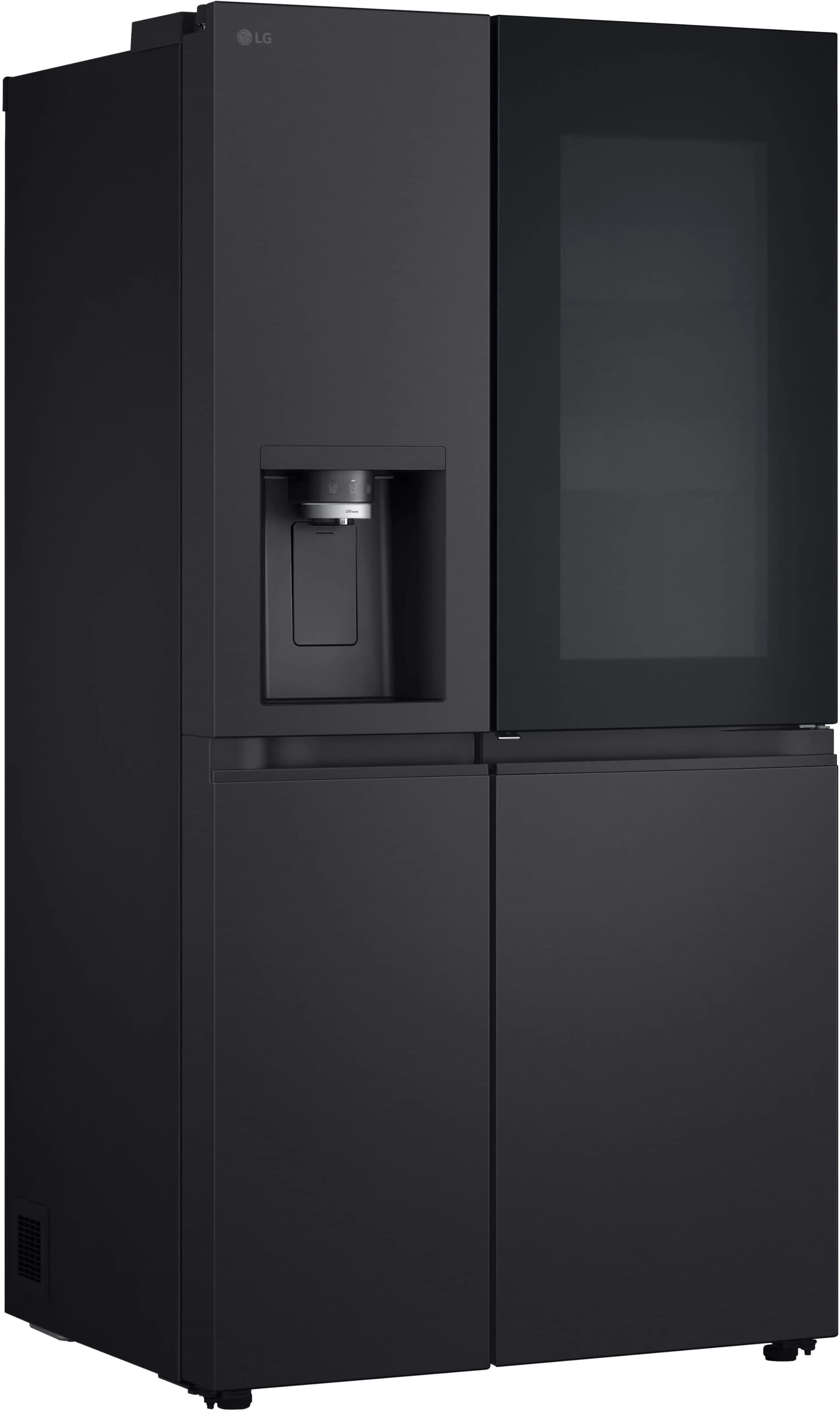 LG Side-by-Side GSXE81EVBD Kühlschrank Schwarz Anthrazit mit InstaView
