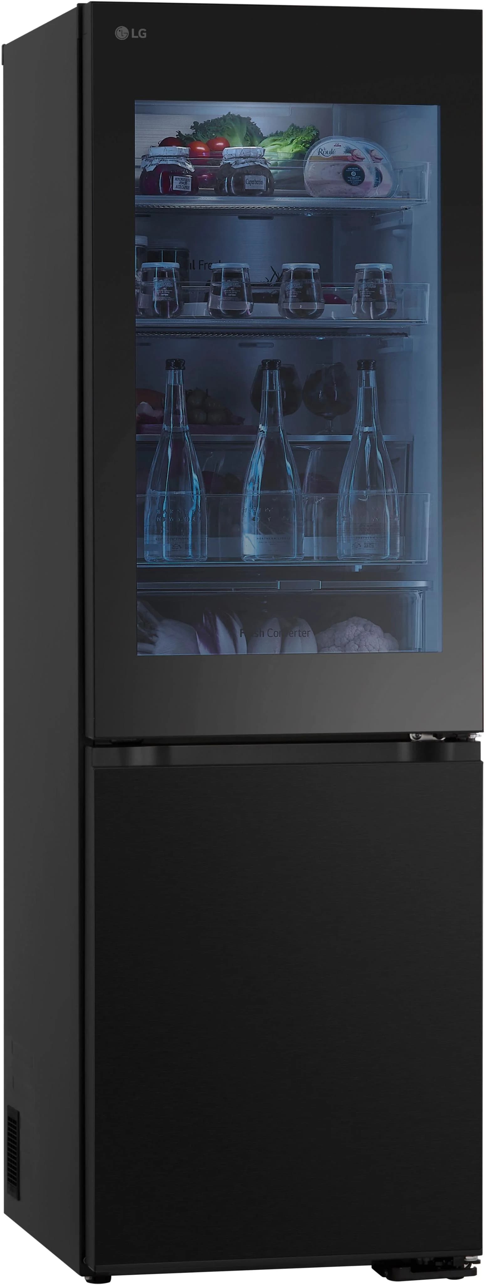 LG GBG5160CEV InstaView® Kühlgefrierkombination 349 l Essence Black Steel
