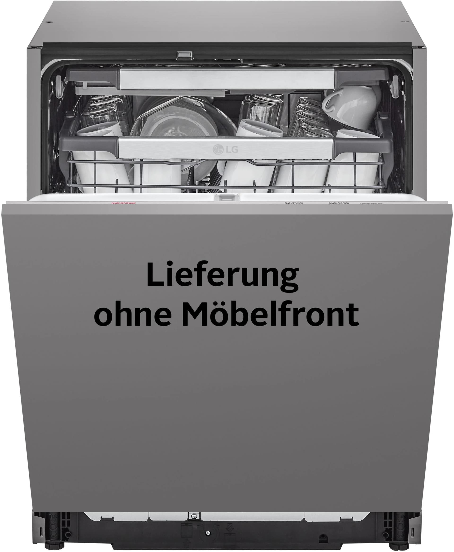 LG Geschirrspüler DB476TXS vollintegrierbar silber