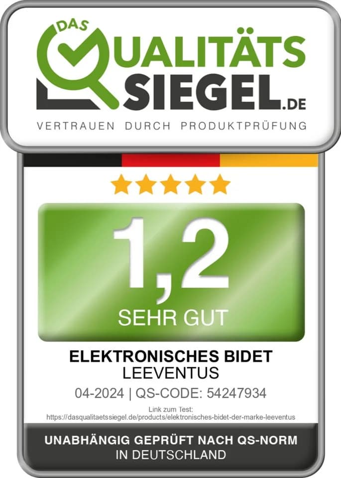 LEEVENTUS Dusch-WC-Sitz mit Sitzheizung und Föhnfunktion