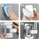 FOUORTUNATE-BEE Brausehalter 2er-Set selbstklebend ohne Bohren Bild 1