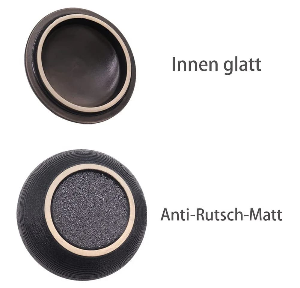FOUORTUNATE-BEE Aschenbecher mit Deckel Schwarz - Bild 4